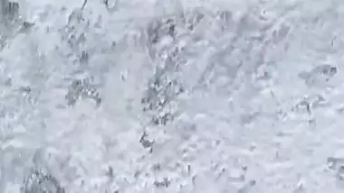 High quality bathing video of sexy bhabhi with boob show