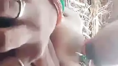 Poor Indian nude girl presses boobs and fingers pussy